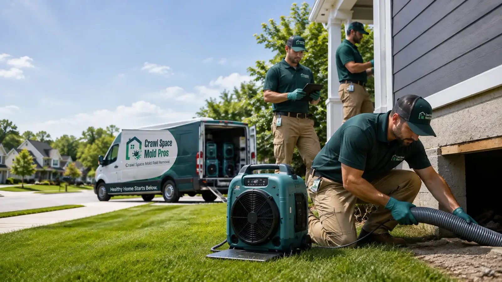 Crawl Space Mold Removal in Wheeler, MI